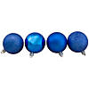 Northlight 60ct Lavish Blue Shatterproof 4-Finish Christmas Ball Ornaments 2.5" (60mm) Image 2