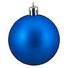 Northlight 60ct Lavish Blue Shatterproof Matte Christmas Ball Ornaments 2.5" (60mm) Image 2