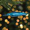 Northlight 7.5" Blue Pipefish Glass Christmas Ornament Image 1