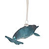 Northlight 7.5" Blue Pipefish Glass Christmas Ornament Image 3