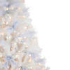 Northlight 7.5' Pre-Lit Seneca White Spruce Artificial Christmas Tree  Dual Function LED Lights Image 4