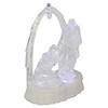 Northlight 7" LED Lighted Musical Icy Crystal Nativity Scene Christmas Decoration Image 3