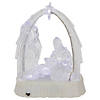 Northlight 7" LED Lighted Musical Icy Crystal Nativity Scene Christmas Decoration Image 4