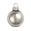 Northlight 72ct Silver Shiny and Matte Christmas Glass Ball Ornaments 4" (100mm) Image 3