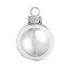 Northlight 72ct Silver Shiny and Matte Christmas Glass Ball Ornaments 4" (100mm) Image 4