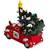 Northlight 8" Red LED Lighted Vintage Truck Hauling Christmas Tree Image 3