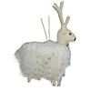 Northlight 8" White Reindeer Christmas Ornament Image 2