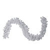 Northlight 9' x 12" White Crystal Spruce Artificial Christmas Garland - Unlit Image 1