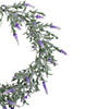 Northlight artificial led lighted white and purple lavender spring wreath- 16-inch  white lights Image 2
