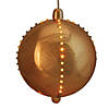Northlight Copper Gold LED Lighted Cascading Sphere Christmas Ball Ornament 7.5" (190mm) Image 1
