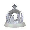 Northlight - LED Holy Family in Stable Christmas Nativity Scene 7.5 Inch Image 1