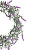 Northlight led lighted artificial pink lavender spring wreath- 16-inch  white lights Image 3