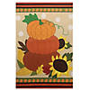 Northlight Pumpkins and Sunflowers Autumn Harvest 28" x 40" Garden Flag Image 1