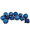 Northlight Set of 12 Blue Finial and Glass Ball Christmas Ornaments Image 1