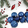 Northlight Set of 12 Blue Finial and Glass Ball Christmas Ornaments Image 2