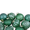 Northlight Set of 12 Green Finial and Glass Ball Christmas Ornaments Image 1