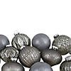Northlight Set of 12 Neutral Tone Finial and Glass Ball Christmas Ornaments Image 1