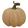 Northlight Set of 3 Brown and Purple Fall Harvest Tabletop Pumpkins 4" Image 1