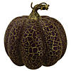 Northlight Set of 3 Brown and Purple Fall Harvest Tabletop Pumpkins 4" Image 2