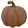 Northlight Set of 3 Brown and Purple Fall Harvest Tabletop Pumpkins 4" Image 3