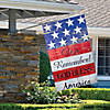 Northlight We Remember! Patriotic American Outdoor House Flag 28" x 40" Image 2