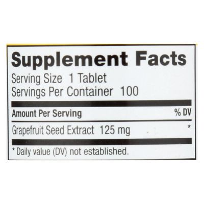 Nutribiotic - Supp Grapefruit Seed Extrct 125 - 1 Each 1-100 CT Image 2