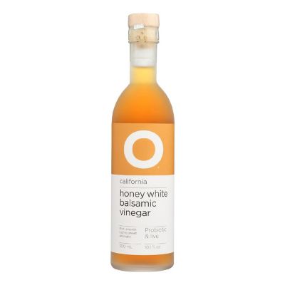 O Olive Oil Honey White Balsamic Vinegar - Case of 6 - 10.1 FZ Image 1