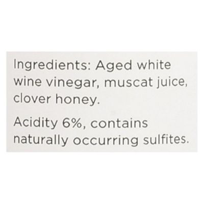 O Olive Oil Honey White Balsamic Vinegar - Case of 6 - 10.1 FZ Image 1