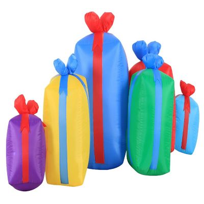 Occasions 8' INFLATABLE ROW OF PRESENTSNON METALLIC, 8 ft Tall, Multicolored Image 3
