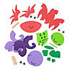 Ocean Animal Pumpkin Decorating Craft Kit - Makes 12 Image 1