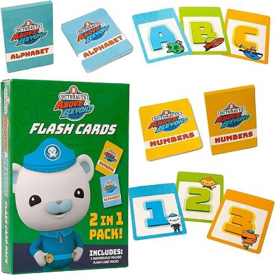 Octonauts Kids Card Games & Alphabet Numbers Flash Cards Bundle Educational Set Mighty Mojo Image 2