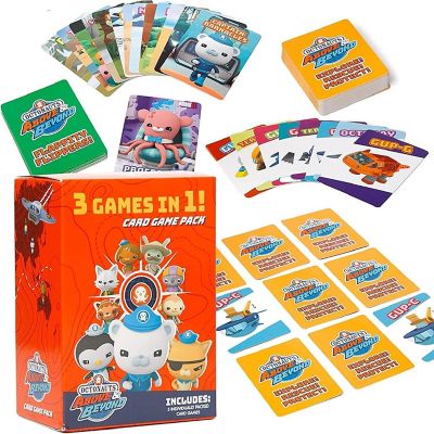 Octonauts Kids Card Games & Alphabet Numbers Flash Cards Bundle Educational Set Mighty Mojo Image 3
