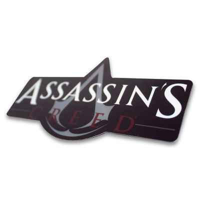 OFFICIAL Assassin's Creed Logo Magnet  Feat. The Assassin's Crest  5.8" Wide Image 1