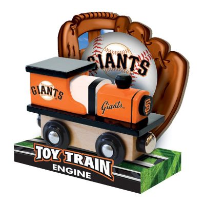 Officially Licensed MLB San Francisco Giants Wooden Toy Train Engine For Kids Image 1