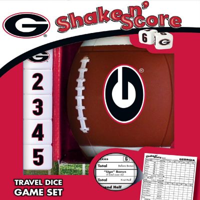 Officially Licensed NCAA Georgia Bulldogs Shake N Score Dice Game Image 1