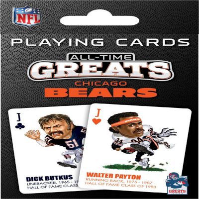 Officially Licensed NFL Chicago Bears Playing Cards - 54 Card Deck Image 1