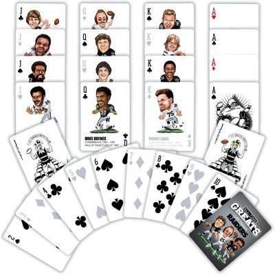 Officially Licensed NFL Las Vegas Raiders Playing Cards - 54 Card Deck Image 2