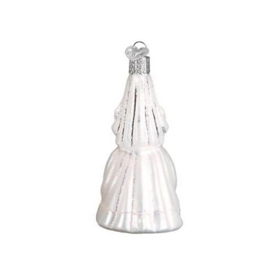 Old World Christmas 10227 Blown Glass Blonde Bride Ornament Image 1