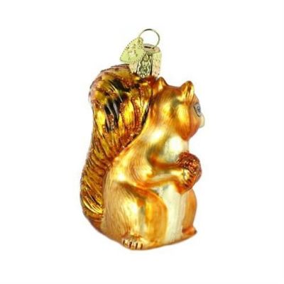 Old World Christmas 12080 Glass Blown Squirrel Ornament Image 2