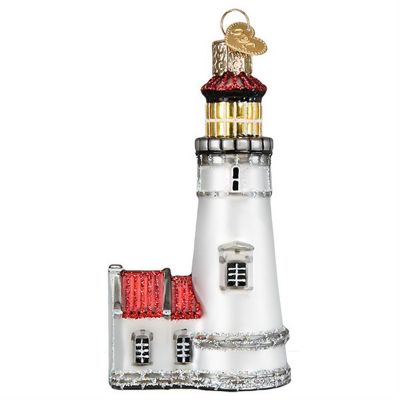 Old World Christmas #20122 Heceta Head Lighthouse Glassblown Ornament Image 3