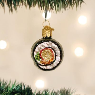Old World Christmas #32110 Glass Blown Sushi Roll Ornament, 1.25" Image 1