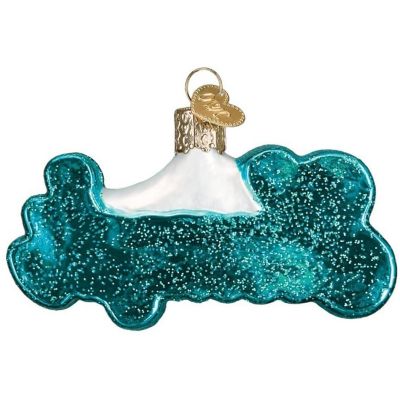 Old World Christmas Blown Glass Laugh Ornament Image 1