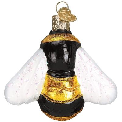 Old World Christmas Bumblebee Glass Blown Ornament Image 2