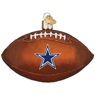 Old World Christmas Dallas Cowboys Football Ornament For Christmas Tree Image 1