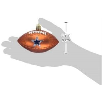 Old World Christmas Dallas Cowboys Football Ornament For Christmas Tree Image 3