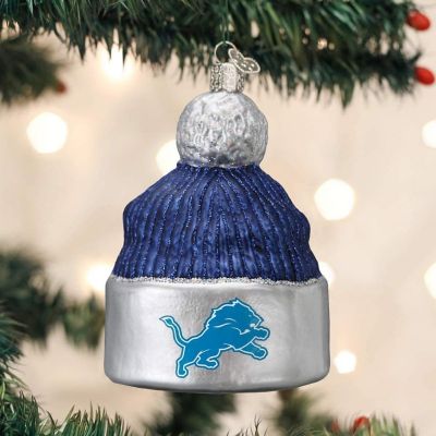 Old World Christmas Detroit Lions Beanie Ornament For Christmas Tree Image 1