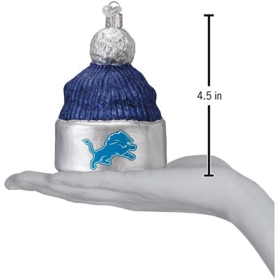 Old World Christmas Detroit Lions Beanie Ornament For Christmas Tree Image 2