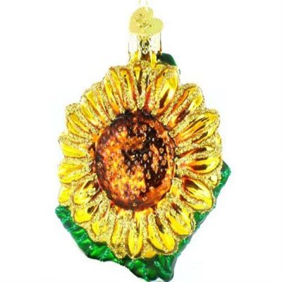 Old World Christmas Garden Sunflower Glass Ornament FREE BOX 36124 New Image 1