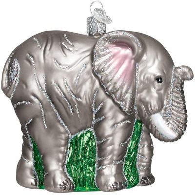 Old World Christmas Glass Blown Ornament 12159 Large Elephant- 5 Image 1