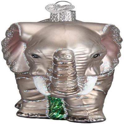 Old World Christmas Glass Blown Ornament 12159 Large Elephant- 5 Image 3